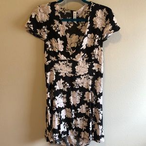 Bethany Mota Floral/Black dress